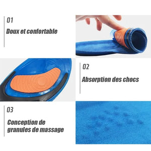 Semelles orthopédiques réglables super confortables