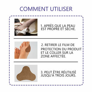 Patch de soulagement des bunions aux herbes naturelles