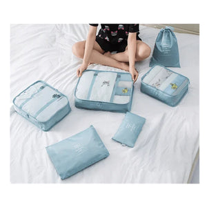 Ensemble d'organisateur d'emballage de bagages (7 pièces)