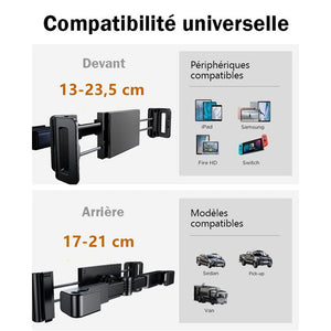 Support de tablette PC siège arrière voiture