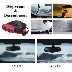 Désembueur de chauffage de voiture portable dégivreur