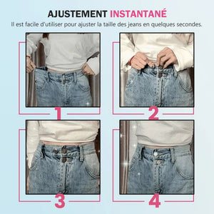 Boucle de taille réglable Ajustement parfait à votre taille (10 pièces)