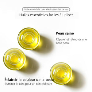 Huile essentielle pour éliminer des taches blanchir la peau