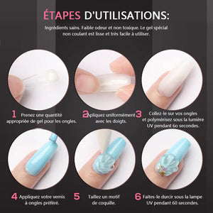 Gel de construction d'extension d'ongles