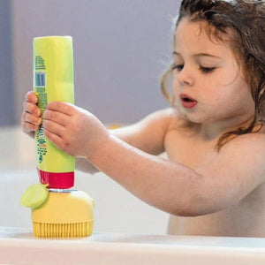 Brosse douce de massage en silicone pour le bain