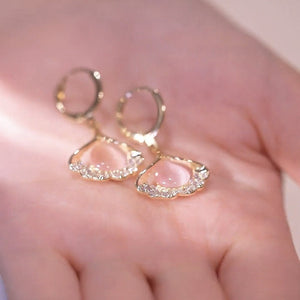 Boucles d'oreilles feuille de Ginkgo