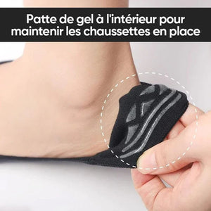 Chaussettes invisibles antidérapantes (3 paires)