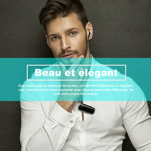 Oreillette Bluetooth à clip pour collier