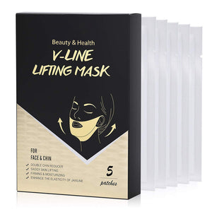 Masque en forme de V pour lever du visage et du double menton