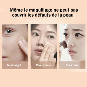 Fond de teint liquide doré et anticerne