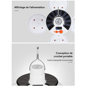 Lampe solaire de football pliable portable