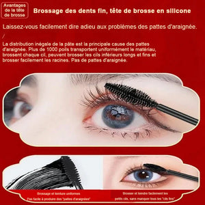 Mascara à double brosse épaississant et allongeant-Achetez 1 obtenez 1 gratuitement (2 pièces)