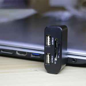 Concentrateur USB rotatif 4-en-1