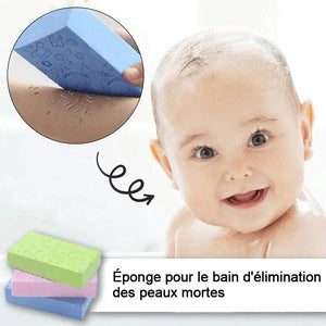 Éponge pour le bain d'élimination des peaux mortes