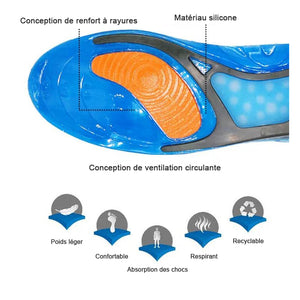 Semelles orthopédiques réglables super confortables