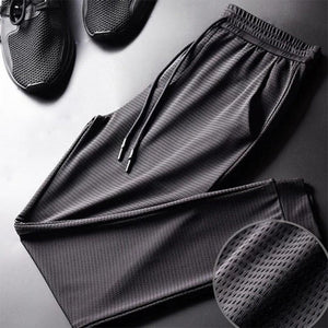 Pantalon en soie de glace pour hommes