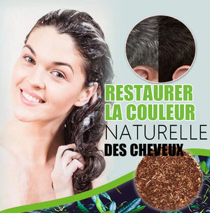 Savon de lavage qui assombrit les cheveux