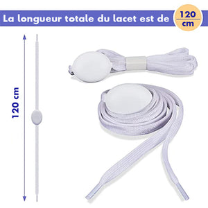 Lacets lumineux LED (1 paire)