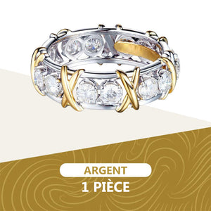 Anneau lymphatique magnétique Moissanite