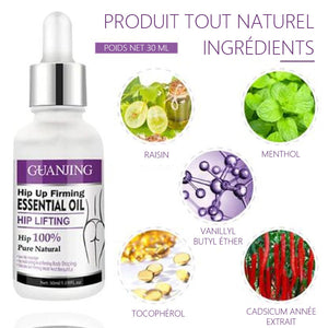 Huile essentielle bio Instantanée lifting des hanches