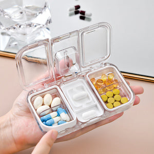 Boîte à pilules avec coupeur de médicaments