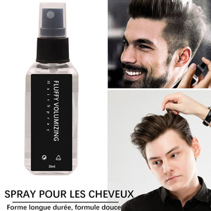 Spray des cheveux volumineux moelleux