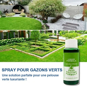 Spray pour gazon vert antiparasitaire