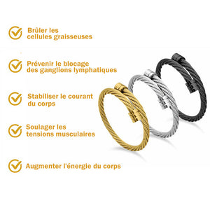 Bracelet de désintoxication aux ions d'osmium