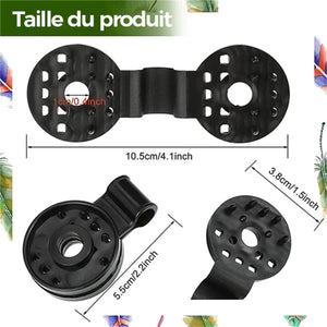 Clips de fixation pour filet d'ombrage