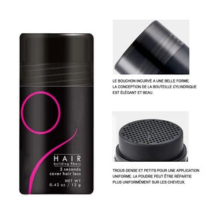Poudre de fibres complément de cheveux efficace