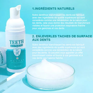 Mousse pour blanchir des dents