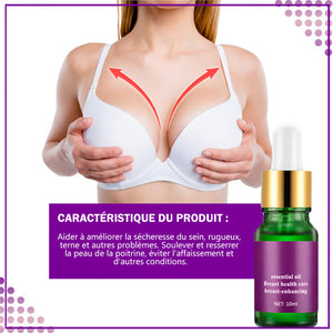 Huile essentielle naturelle raffermissante pour le buste