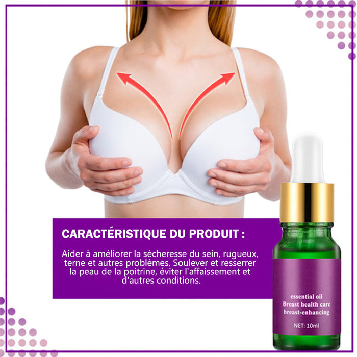 Huile essentielle naturelle raffermissante pour le buste