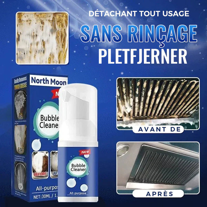 Nettoyant moussant pour les tâches d'huile lourde