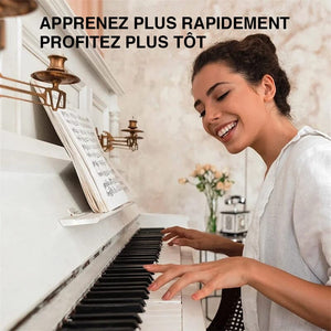 Étiquettes amovibles pour partitions de clavier de piano