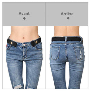 Ceinture élastique de pantalon sans boucle