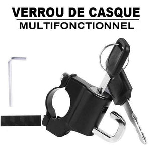 Serrure de casque multifonctionnelle(Avec clé)