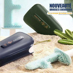 Brosse de toilette Cactus Pas d'espace mort