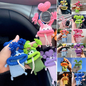 PORTE-CLÉS EN CROCHET FAIT À LA MAIN