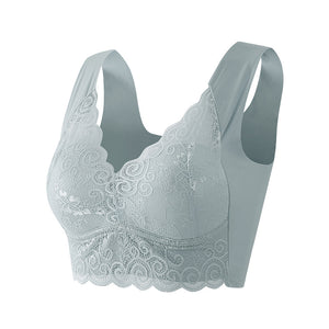 Soutien-gorge push-up confortable en dentelle