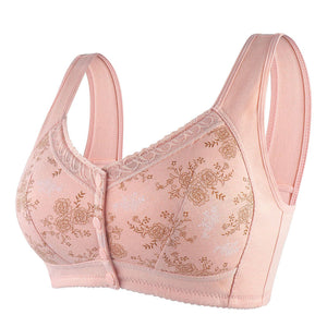 Soutien-gorge en coton à fermeture devant