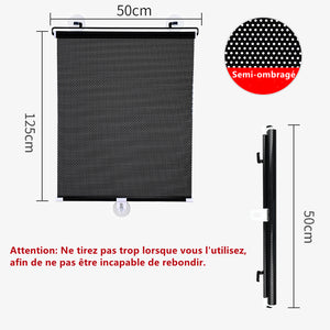 Pare-soleil à rouleau de fenêtre rétractable pour voiture/chambre