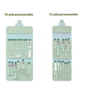 Ensemble de coupe-ongles portable(12/16 pièces)