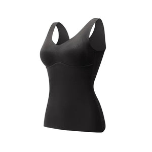 Gilet auto-chauffant avec coussin de poitrine