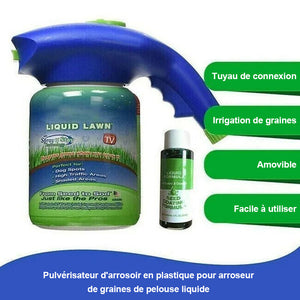 Spray pour gazon vert antiparasitaire