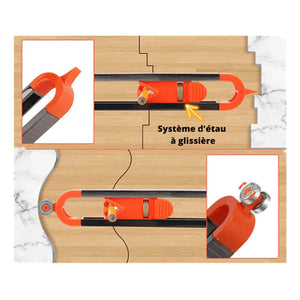 Outillage à main- Jauge de Contour Profil illimite Multi-surface