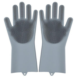 GANTS DE LAVAGE DE VAISSELLE EN SILICONE