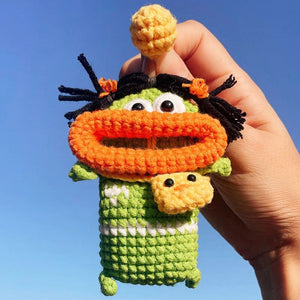 PORTE-CLÉS EN CROCHET FAIT À LA MAIN