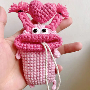 PORTE-CLÉS EN CROCHET FAIT À LA MAIN