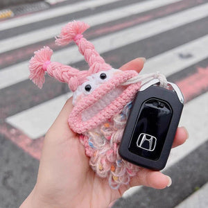 PORTE-CLÉS EN CROCHET FAIT À LA MAIN